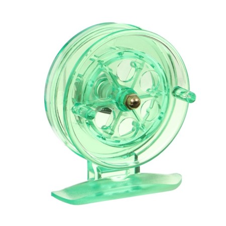 Inertial coil, plastic, diameter 6.5 cm, light green color, 807s-5