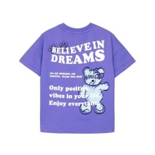 T -shirt for girls, height 116 cm, lavender color