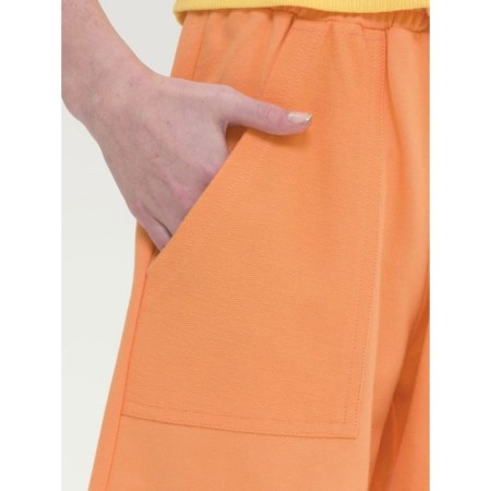 Shorts for girls, height 128 cm, orange color-2
