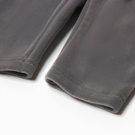 Pants (leggings) Kroshka I'm plushy, p. 80-86 cm, gray-2