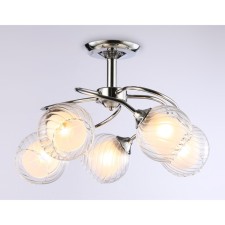 Suspended chandelier Ambrella Light, Traditional, TR3198, 5HE27, Color Chrome