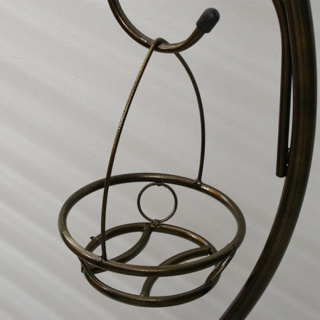 Flowers stand, floor, collapsible, 3 pots, d = 18 cm, bronze-1