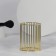 Storage for storage of manicure/cosmetic supplies, D 8 × 10 cm, golden color