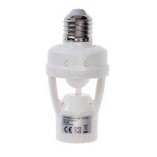 E27 cartridge with a traffic sensor, 360 degrees, 6 meters, 110-240 V