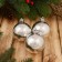Set of balls plastic D-6 cm, 6 pcs "gloss" silver