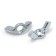Tundra nut, lamb, din315, galvanized, m6, 100 pcs
