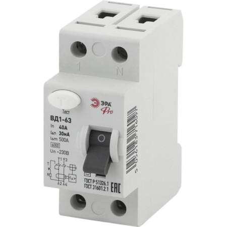 Protective shutdown device Era Pro No-902-25 VD1-63 2P 40A 30a