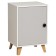 Tumba "Artis" 69.04, 472 × 398 × 700 mm, white / gray color