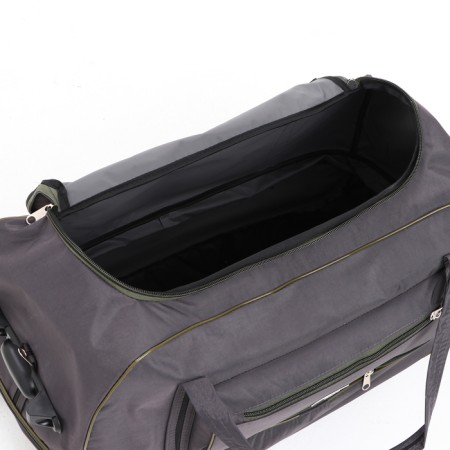 Road bag on wheels, a lightning department, with an increase, an outer pocket, khaki color-5