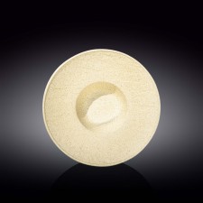 Deep plate Wilmax England Sand Stone, D = 24 cm, 200 ml, sandy color