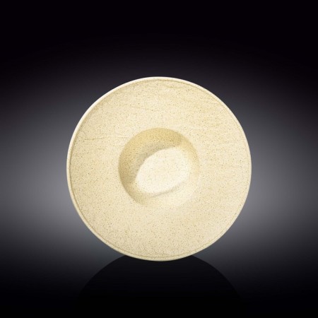 Deep plate Wilmax England Sand Stone, D = 24 cm, 200 ml, sandy color