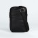 Male bag over the shoulder, Textura, artificial leather, black color