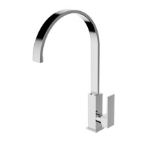 Zipponi Prisma kitchen mixer, square, chromium color