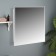 Bathroom mirror "ESHZ-550", white, 55 x 60 x 12 cm