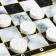 Checkers, 24 pcs, d-3 cm, h-0.9 cm, vinyl field 30 x 30 cm, in a tube