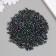 Beads for creativity Plastic "Rhombus Crystal Holography Gasoline" Set 20 grams 0.4x0.4 cm