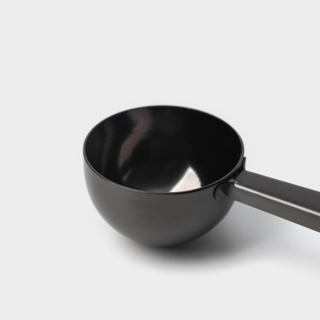 A spoon for coffee of the “AROMA”, 15 ml, with a clamp, black color-3