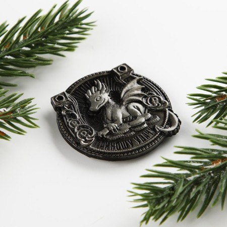 Magnet "Winter Mail", diam. 4 cm-4