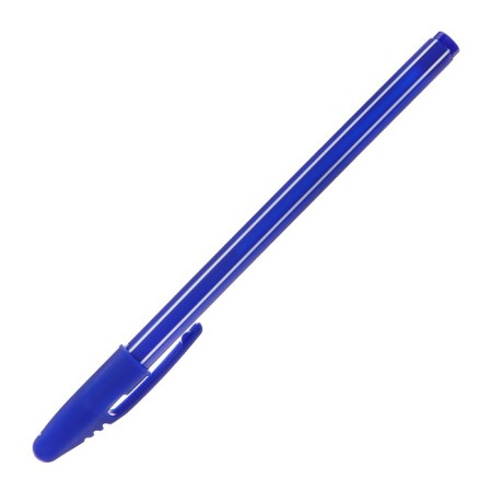 A set of ballpoint pens Calligrata 12 pieces, 0.5mm, strips of blue-white, blue ink blue-1