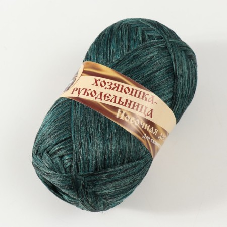 Yarn "NOSTOCE PRODUCATION" 100% polypropylene 200 ± 20m/50g set 2pcs (blue, green)-2