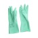 Latex reusable green gloves, size XL