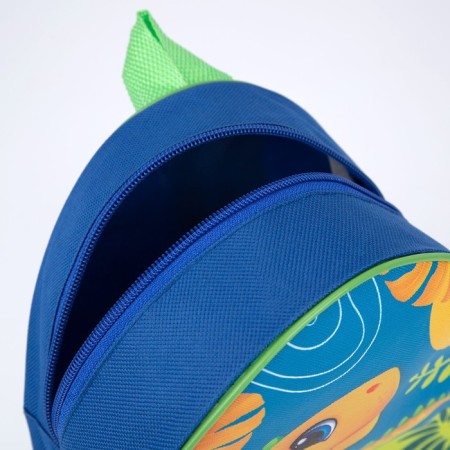 Baby backpack for the boy "Dinosaur", 23x20.5 cm, lightning department-4