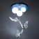 Chase "Butterflies" 3he27 40w LED Blue 40x40x60cm