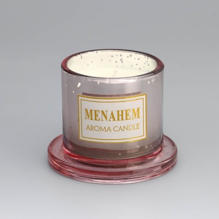 Aromatic candle "Menahem", citrus and aromatic herbs, 8x11, 5 cm-4