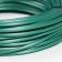 Artificial rattan is smooth 6 mm 100 m half a tub (green metallic)