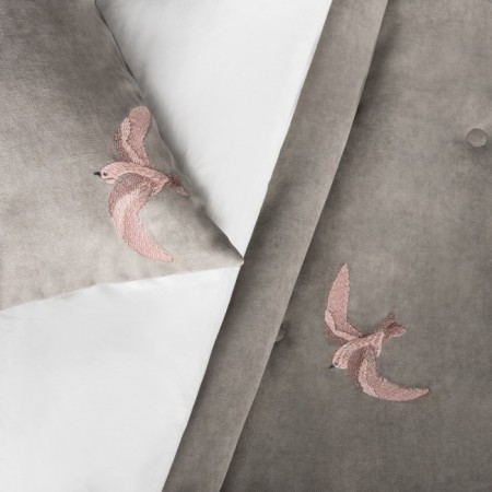 The Liberty set: a blanket 230 x 250 cm, pillowcases 45 x 45 cm - 2 pcs, gray-2
