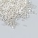 Glass 11/0 "Cylinder. White Gold" 10 g