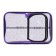 Penal 3 sections, tab inside, 140 x 210 x 40 mm, fabric, calligrata top block "Signs"