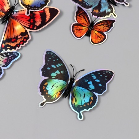 Magnet Plastic "Blobochka Holographic/Cosmonaut" set 12 pcs-1
