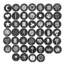 Set of masks Gobo Falcon Eyes, 46 pcs