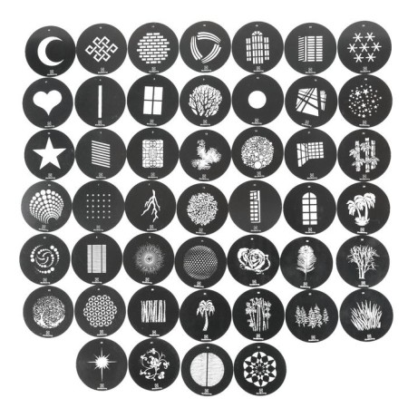 Set of masks Gobo Falcon Eyes, 46 pcs