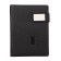 Organizer on the rings, A5 format, 90 sheets, line, with a knife, cover of the leather mix