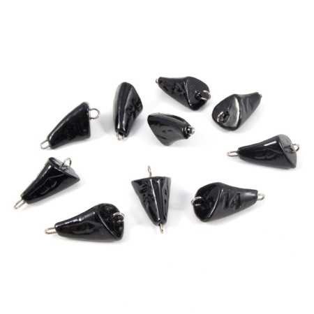 Cargo bullet-exentric painted pissy Yaman 10 pcs., 14 g, black