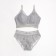 Female set (top, panties) Gray color, size 42-44