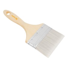 Кисть плоская MTX Евро 83090, искусственная щетина, деревянная рукоятка, 4"