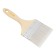 Brush flat MTX Euro 83090, artificial bristles, wooden handle, 4 "
