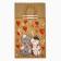 A package with a valve "with love", heart, craft, glitter, 19.5 × 10 × 25.2 cm