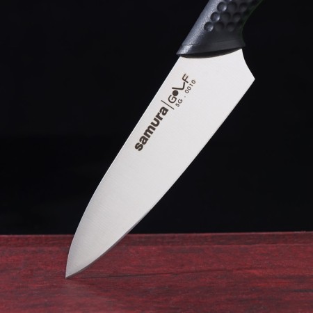 Knot Koty Samura, for fruits and vegetables, blade 7.5 cm, black hilt-1