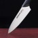 Knot Koty Samura, for fruits and vegetables, blade 7.5 cm, black hilt