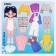 A training board with clothing on Velcro "Dressing. Lina "