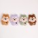 Soft magnet "Beasts", 8 cm, color mix