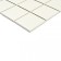 Ceramic mosaic Bonaparte Arne White, 306 x 306 mm