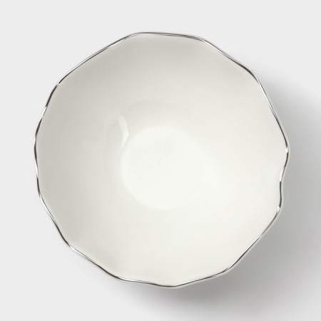 Figure Porcelain Porcelain Magistro La Perle, 300 ml, D = 13 cm, white color-2