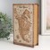 Safe-book wood to the leatherette "Old map" 21x13x5 cm