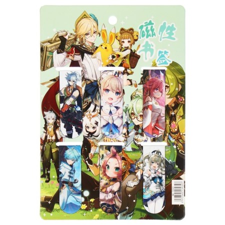 A set of magnetic bookmark for books Calligrata 6 pieces, "Assorted", mix-3