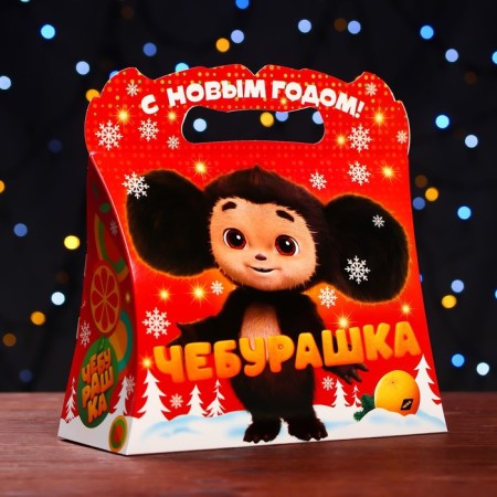Gift box "Cheburashka", handbag, 25.5 x 11 x 20 cm-1